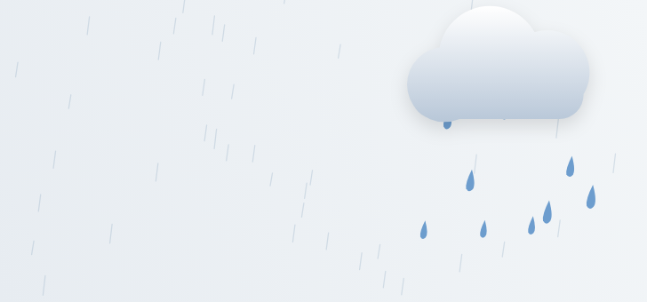 Rain theme with a rain cloud